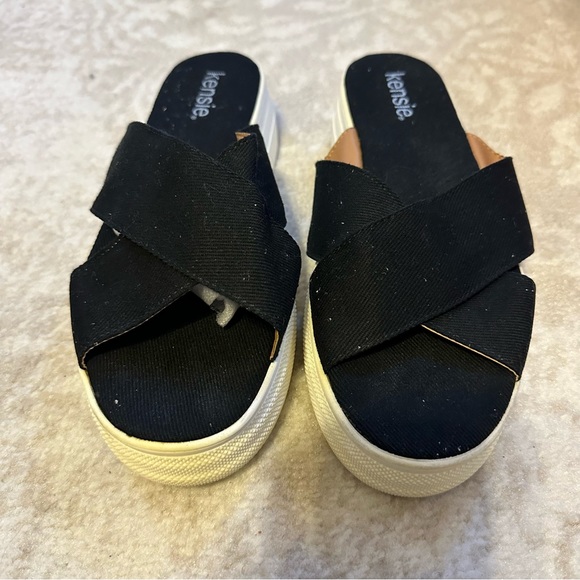 Kensie Rone Platform Wrap Sandals - Picture 1 of 11